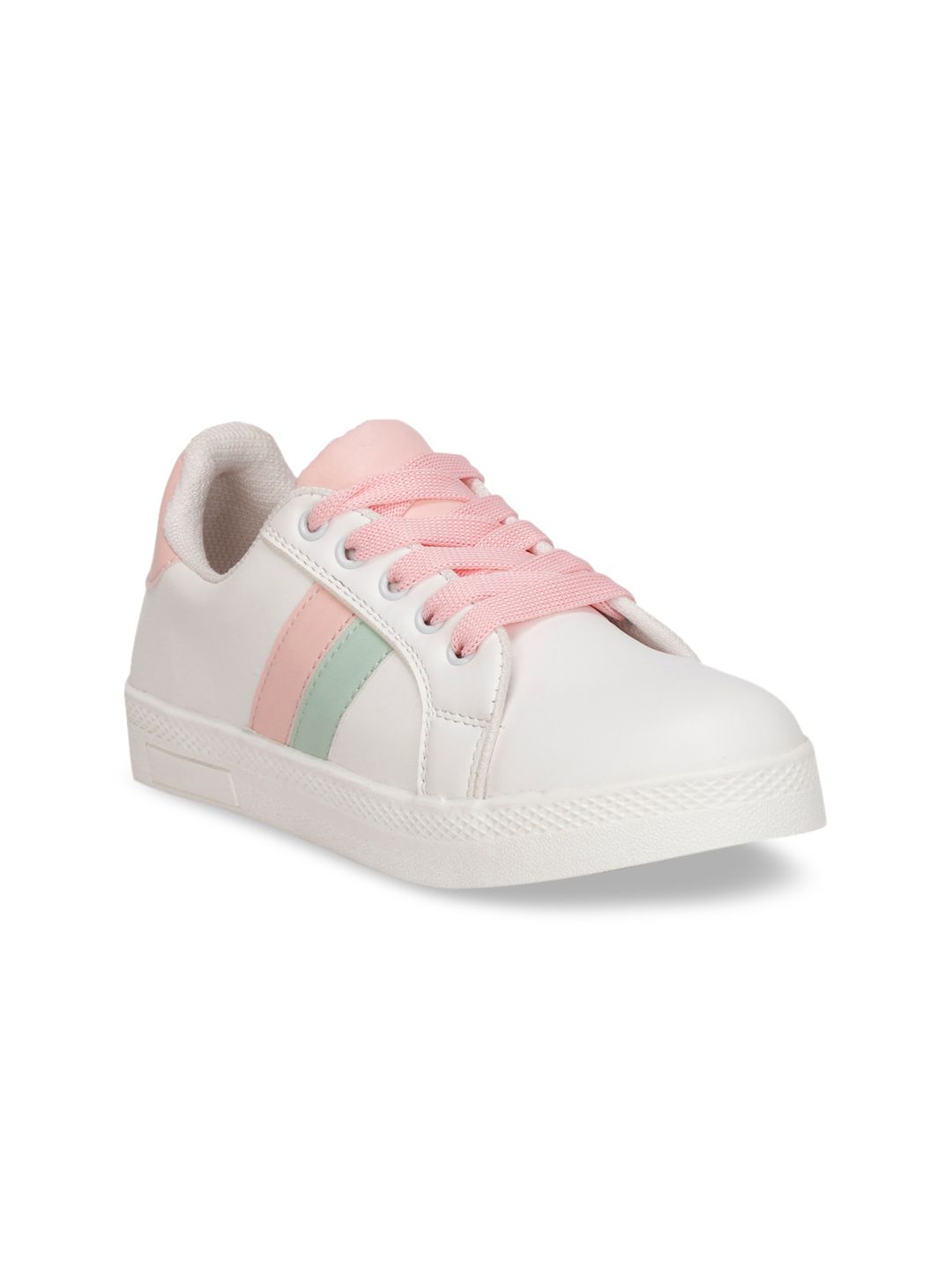 Denill Women Pink Lace Up Sneakers Price in India