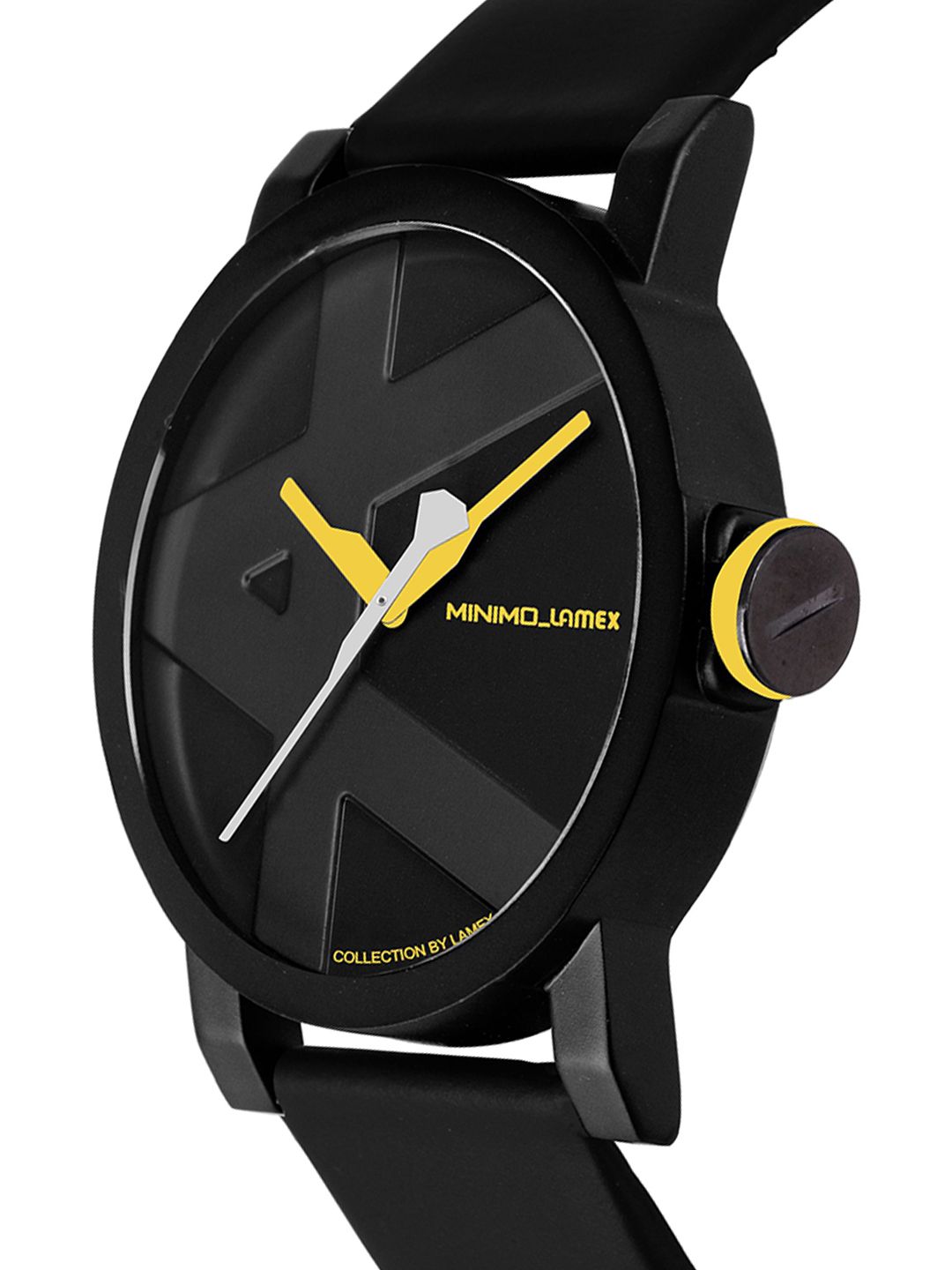 Buy LAMEX Men Black Leather Analogue Watch MINIMO-M2 - Watches for
