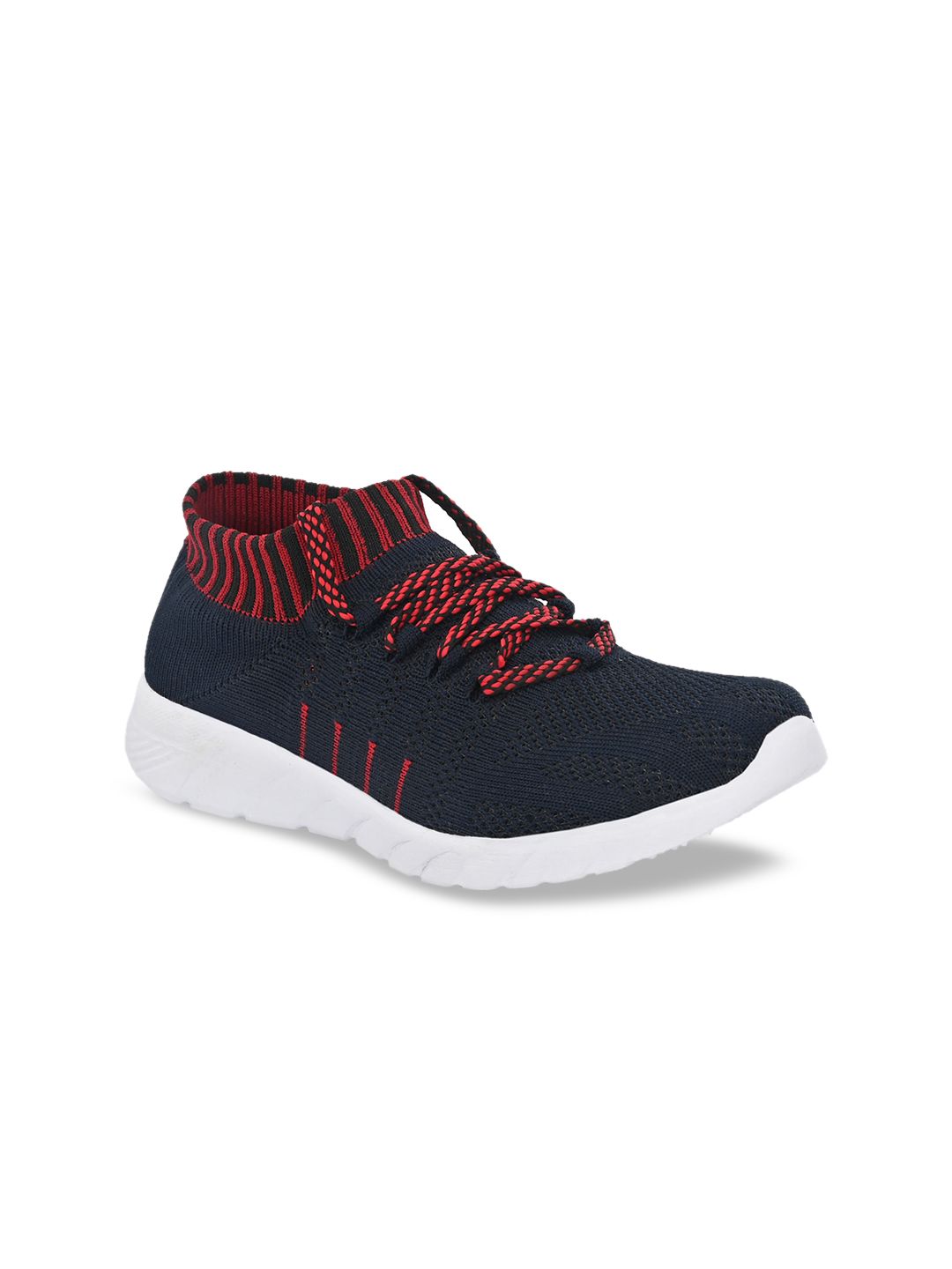 El Paso Women Navy Blue Textile Mid-Top Running Shoes Price in India