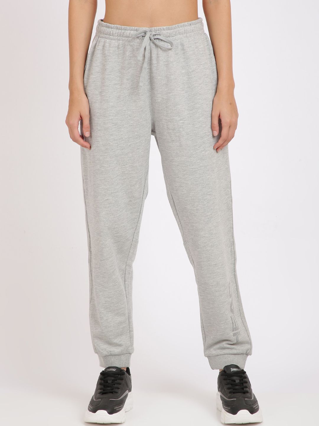 Head Women Grey Solid Slim-Fit Joggers Price in India