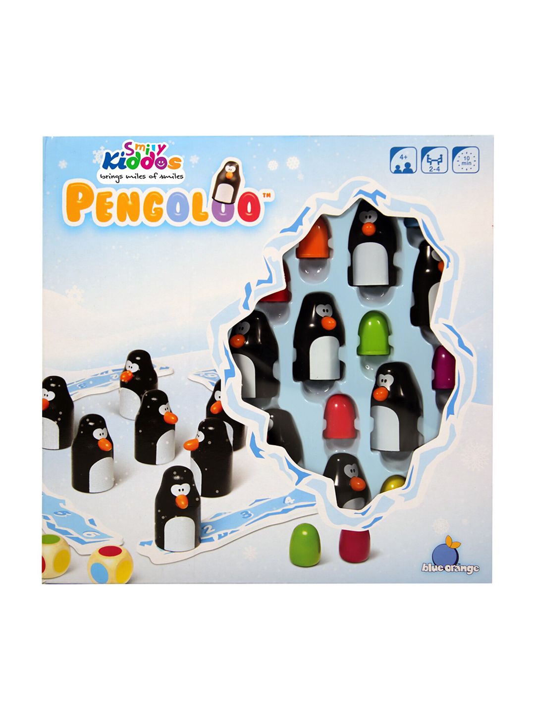 Smily Kiddos Unisex Kids Black & White Pengoloo Plastic Game