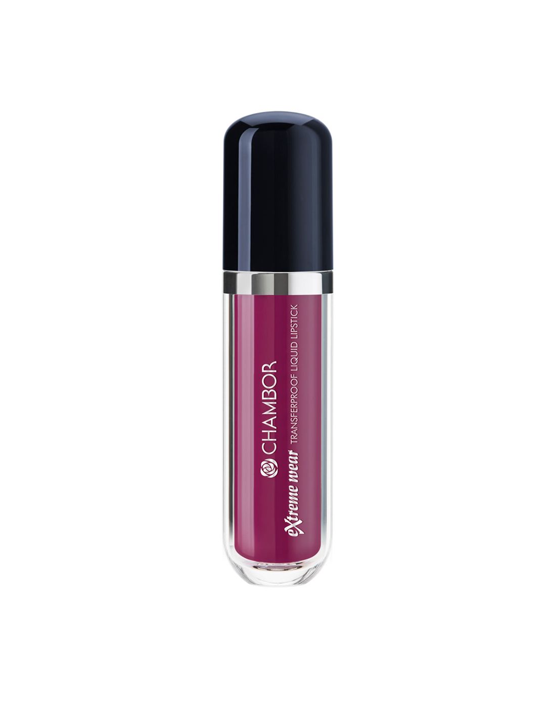 CHAMBOR Extreme Wear Transferproof Liquid Lipstick - RAISIN ROSE #411 6 ml Price in India