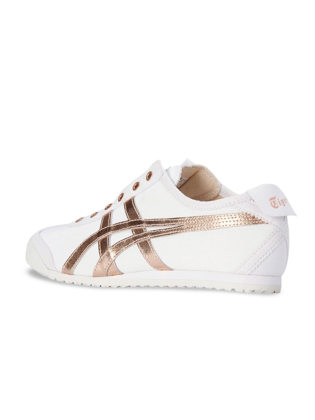 Buy Onitsuka Tiger Unisex White Rose Gold Colourblocked Sneakers