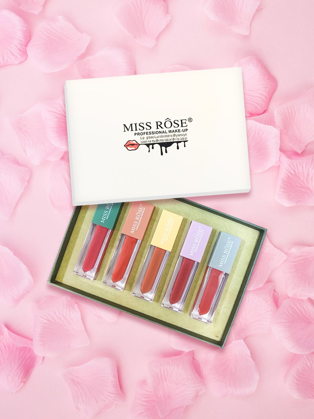 MISS ROSE Set Of 6 Matte Liquid Lipgloss 7701-009Z3 Price in India