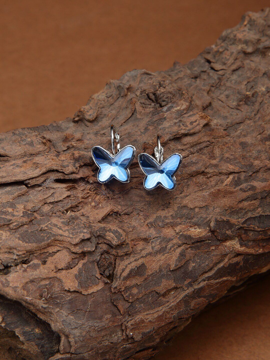 Shining Diva Fashion Blue Quirky Studs Price in India