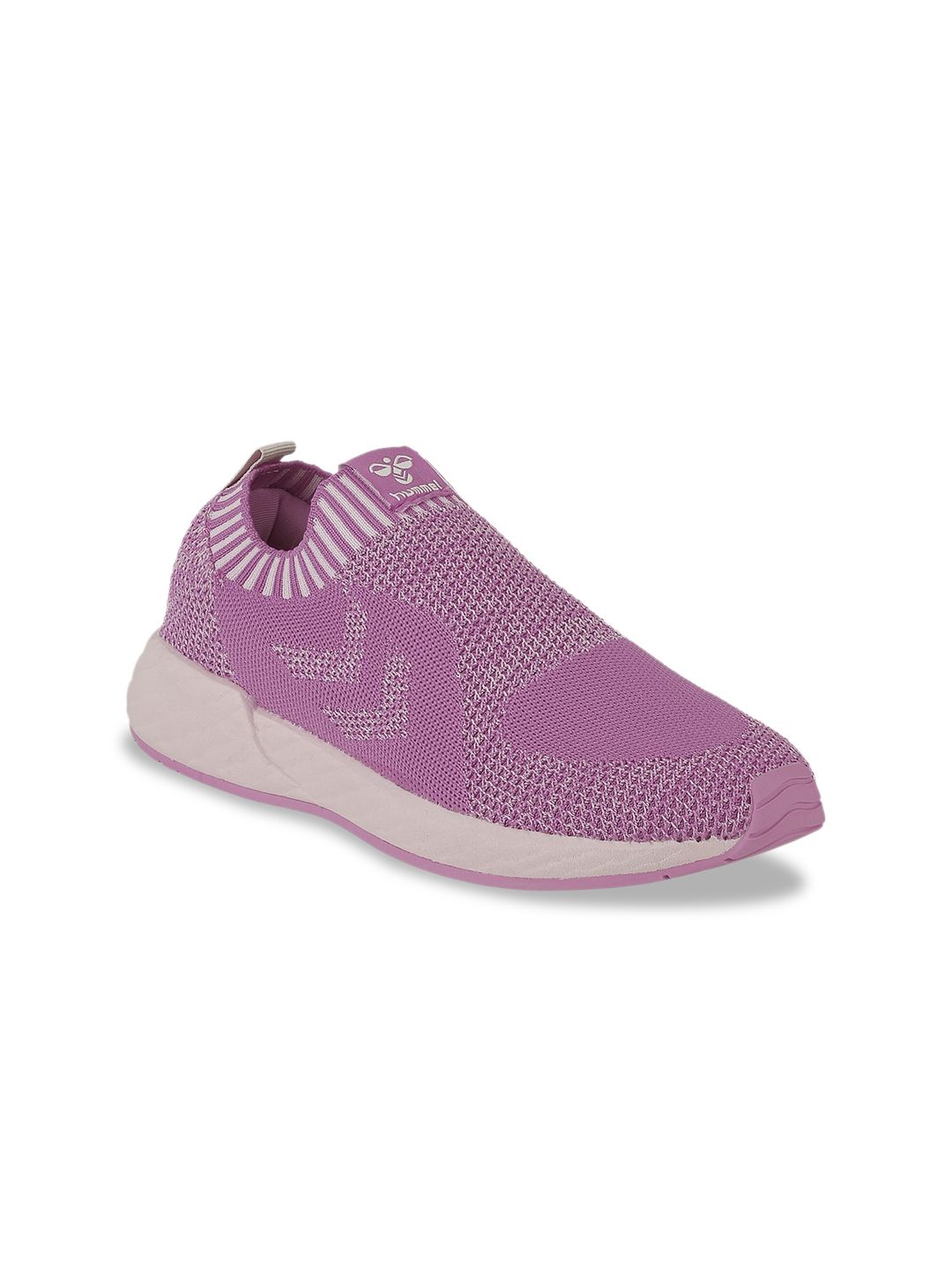 hummel Women Purple Woven Design Zion Legend Slip-On Sneakers Price in India