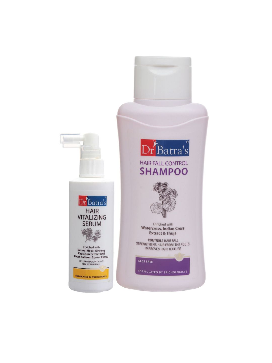 Dr Batra's Unisex Hair Vitalizing Serum & Hair Fall Control Shampoo - 625ml Price in India