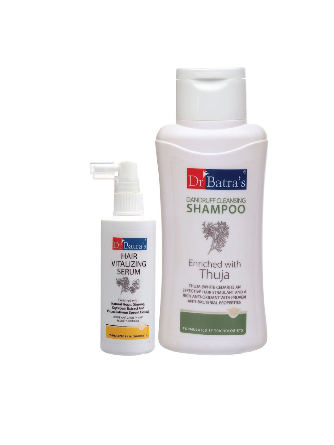 Dr. Batras Unisex Hair Vitalizing Serum 125 ml & Dandruff Cleansing Shampoo 500 ml Price in India