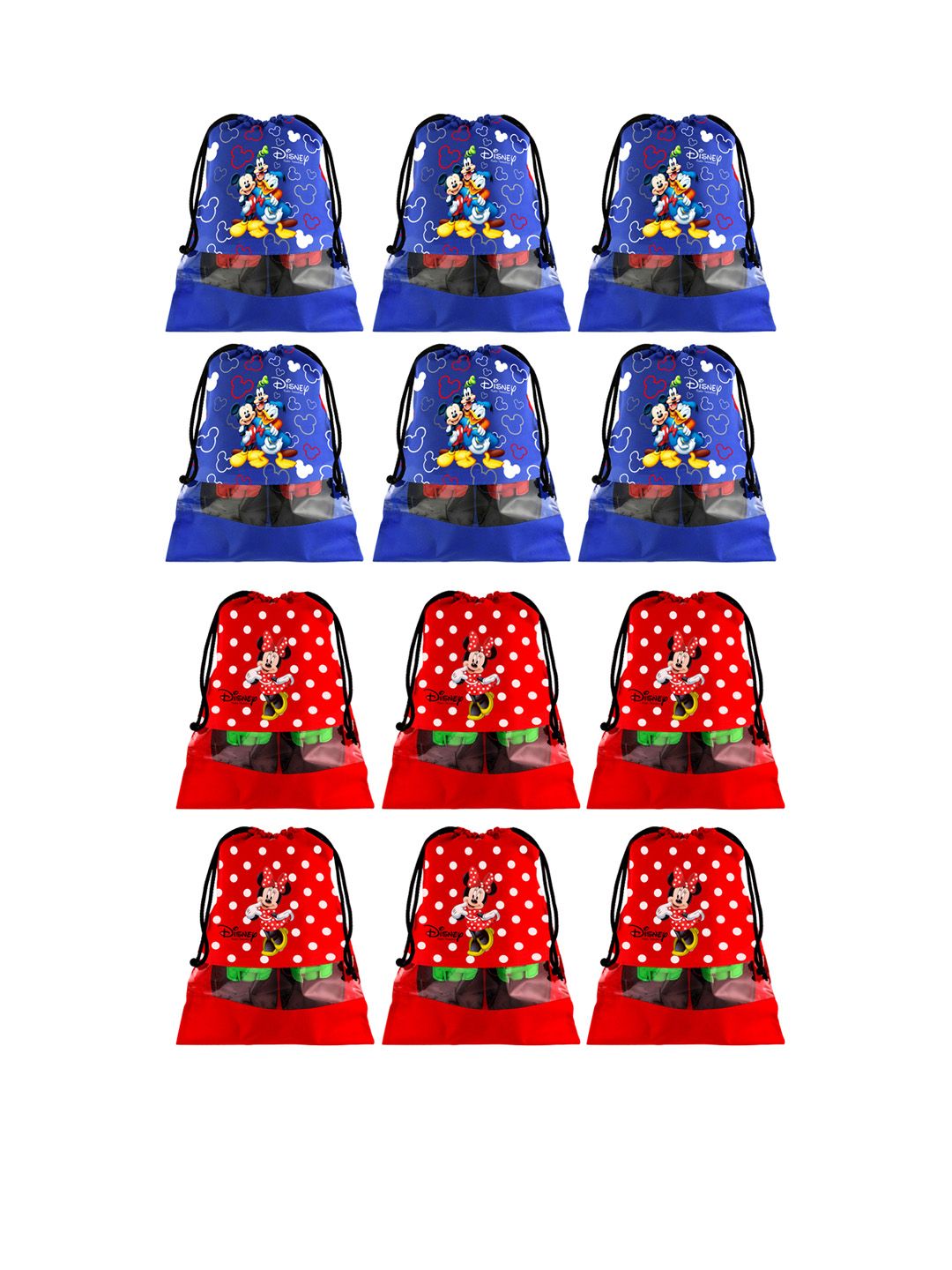 Kuber Industries Set Of 12 Disney Printed Dust-Proof Shoe Organisers Price in India