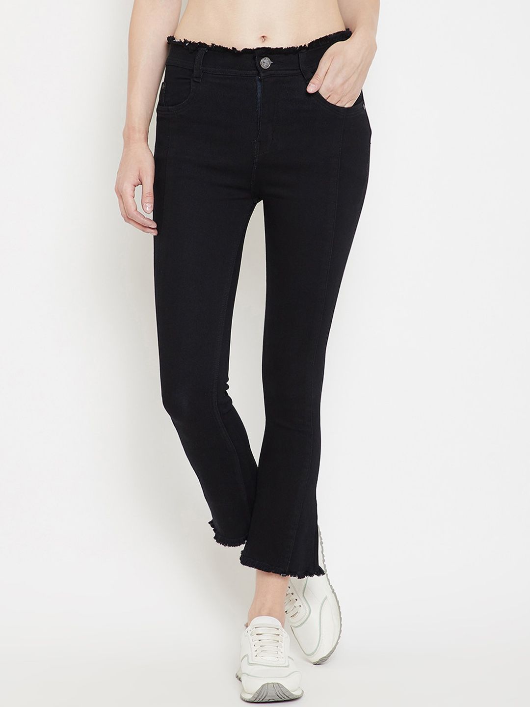 Nifty Women Black Bootcut High-Rise Clean Look Jeans Price in India