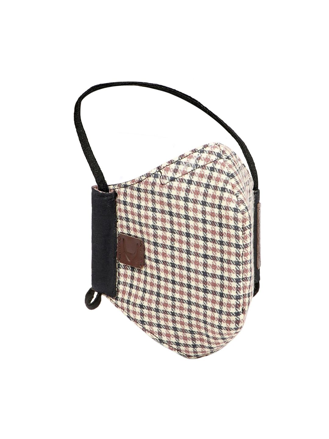 Hidesign Unisex Red & White Checked 1Ply Cotton Outdoor Cloth Mask Price in India