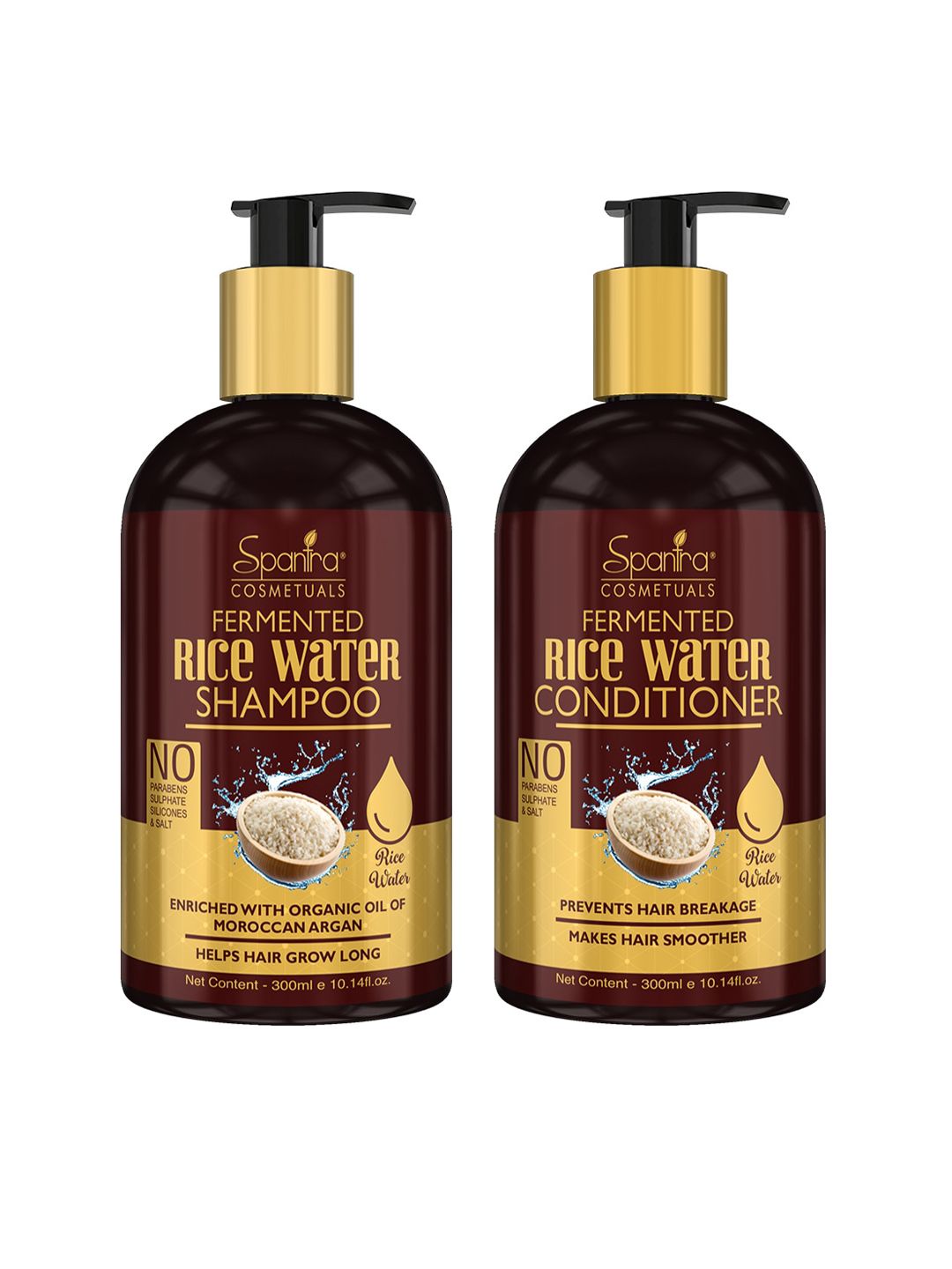 Spantra Rice Water Shampoo & Conditioner Combo Price in India