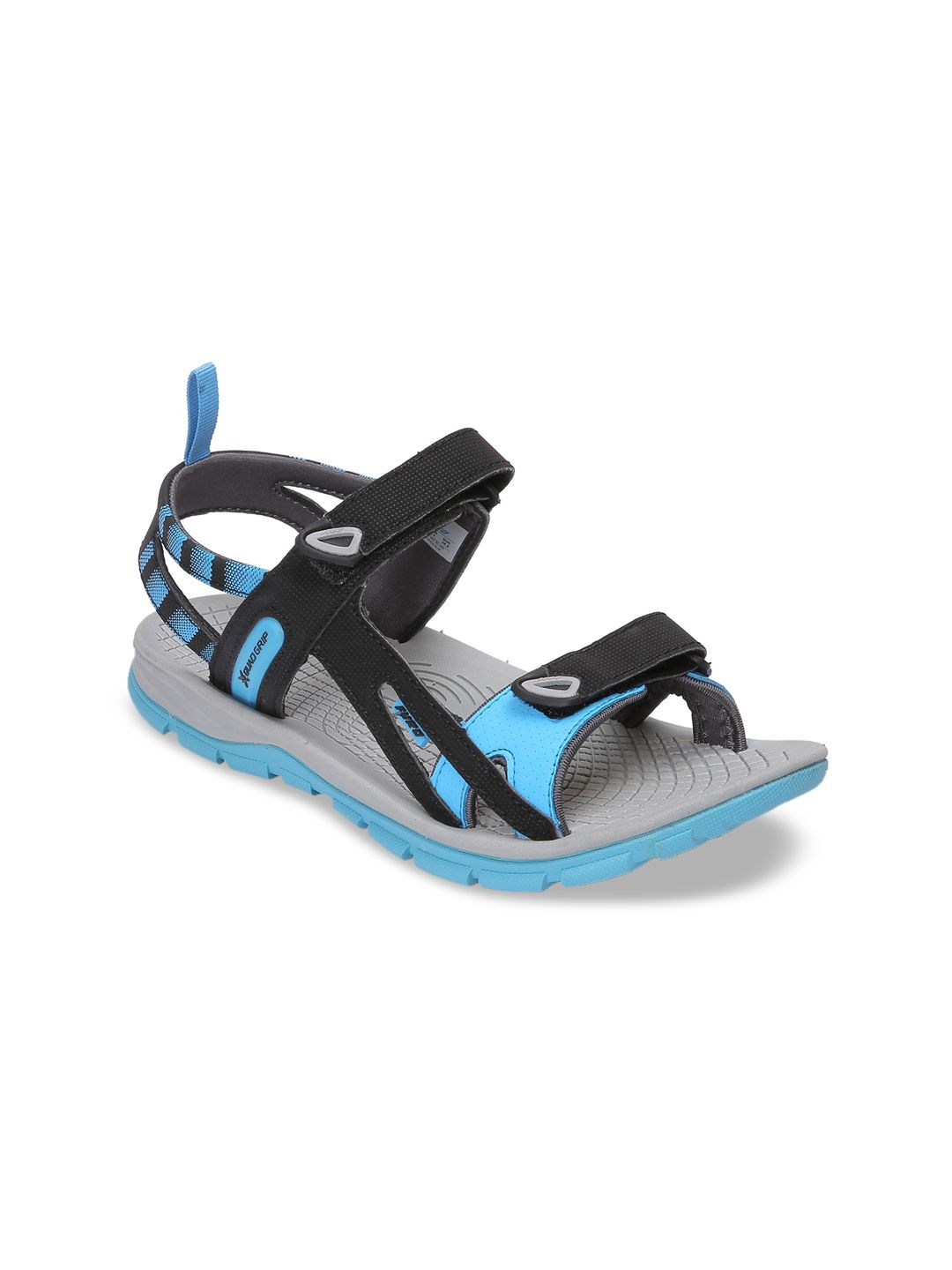 FURO by Red Chief Women Black & Blue Sports Sandals Price in India