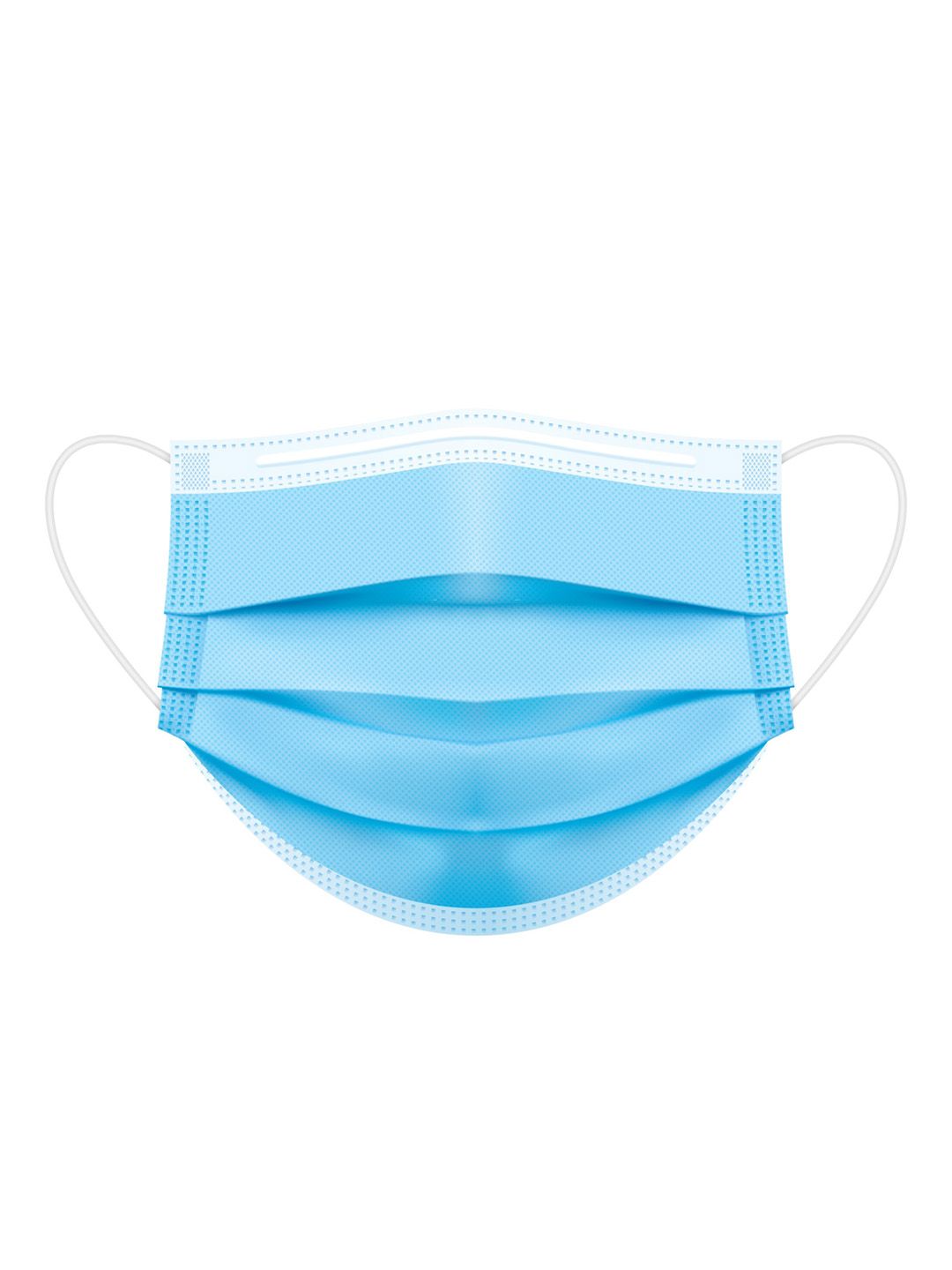 HAMMER Unisex Pack of 100 Blue Solid 3-Ply Disposable Surgical Masks Price in India