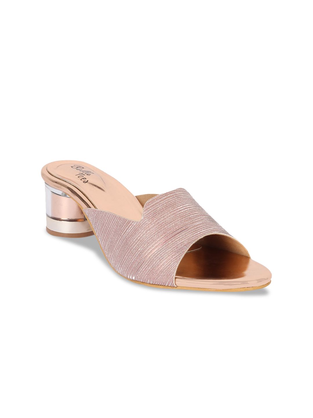 Bella Toes Women Pink Solid Sandals Price in India