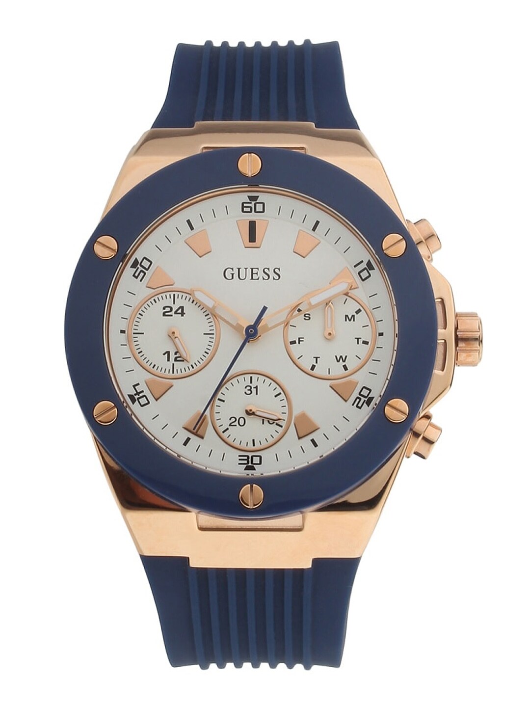 GUESS Women Blue Analogue Watch Price in India