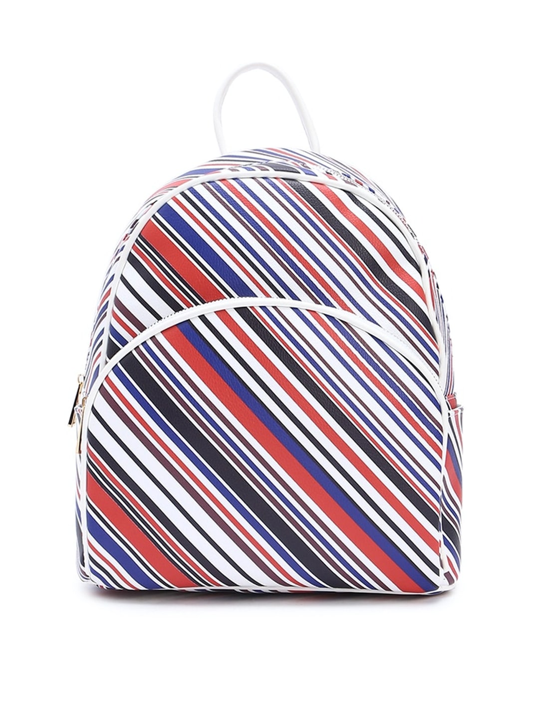 FOREVER 21 Blue Striped Bagpack Price in India