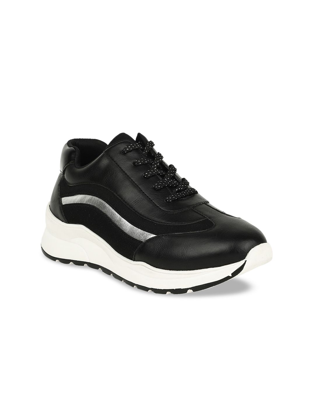 Bata Women Black Casual Sneakers Price in India