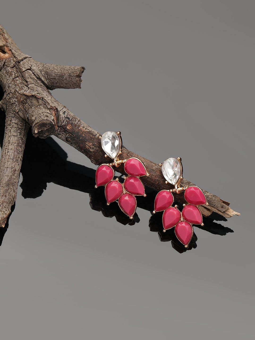 Accessorize Pink Contemporary Studs Price in India
