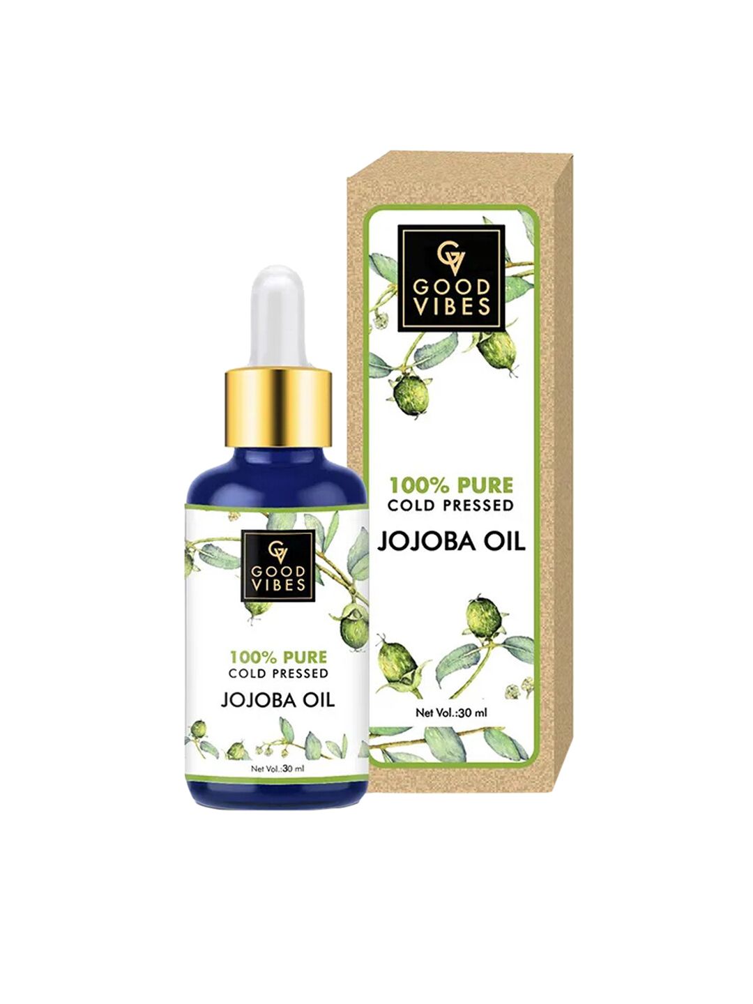 Good Vibes 100% Pure Jojoba Coldpressed Carrier Oil 30 ml Price in India