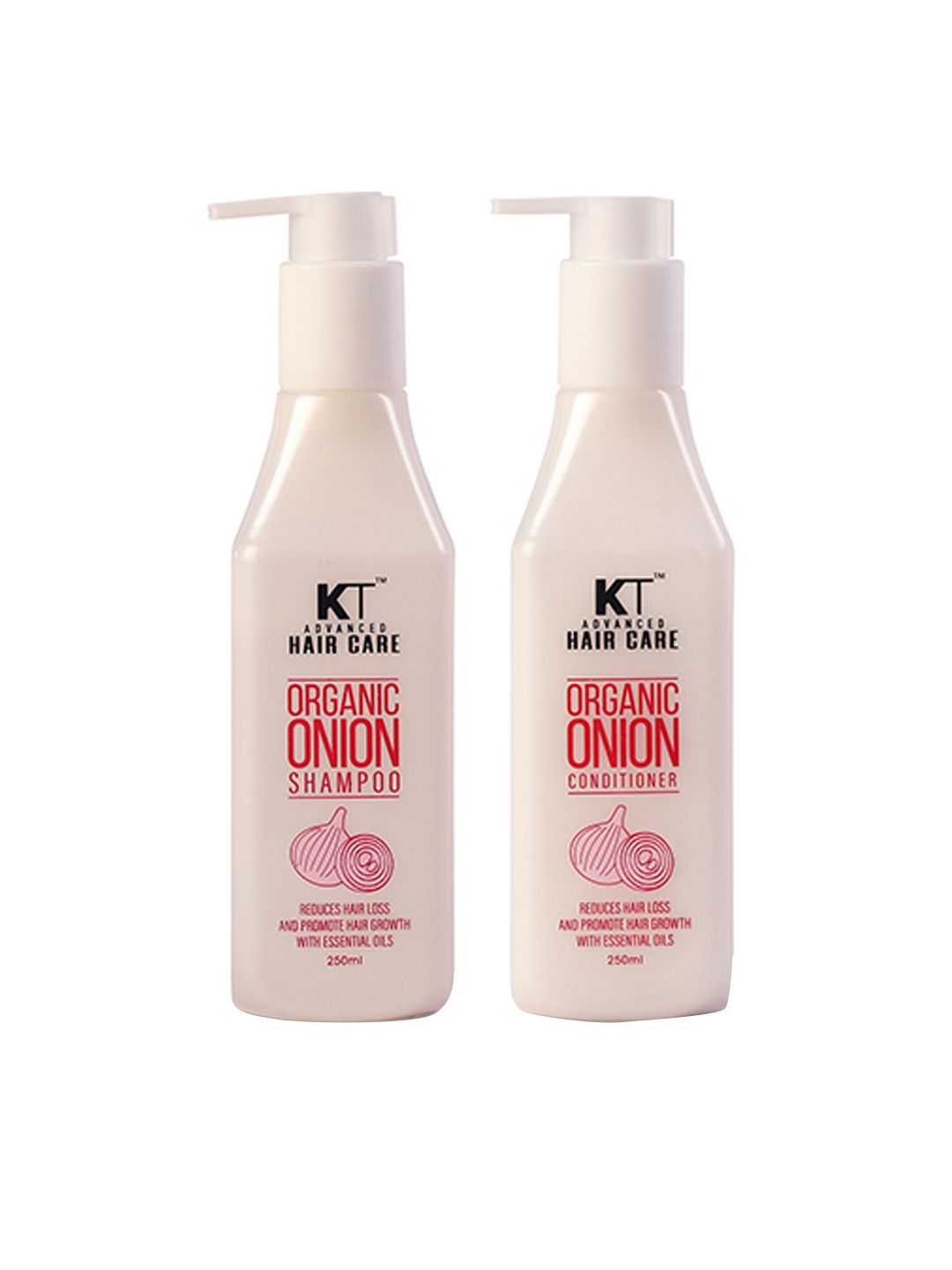 KEHAIRTHERAPY Set of 2 KT Haircare Organic Onion Shampoo & Conditioner - 500 ml each Price in India
