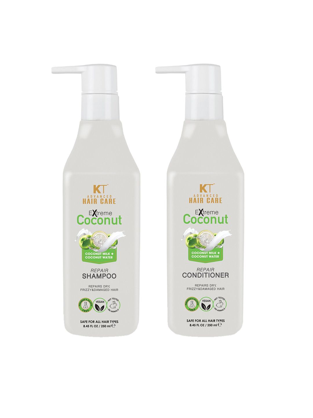 KEHAIRTHERAPY Set Of 2 Advance Extreme Coconut Repair Shampoo & Conditioner 500ml Price in India