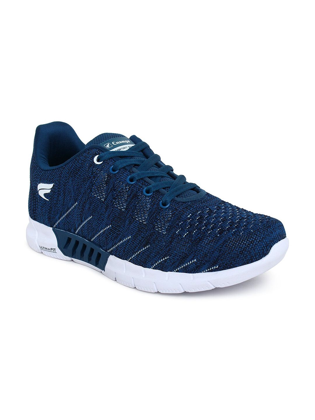 Champs Men Blue Textile Long Distance Running Shoes