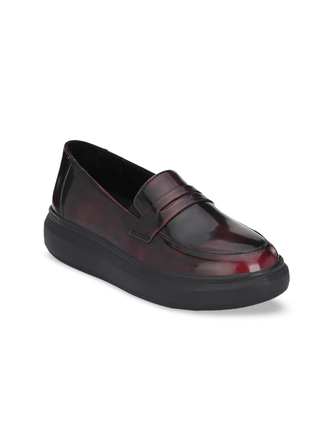 Delize Women Burgundy Loafers Price in India