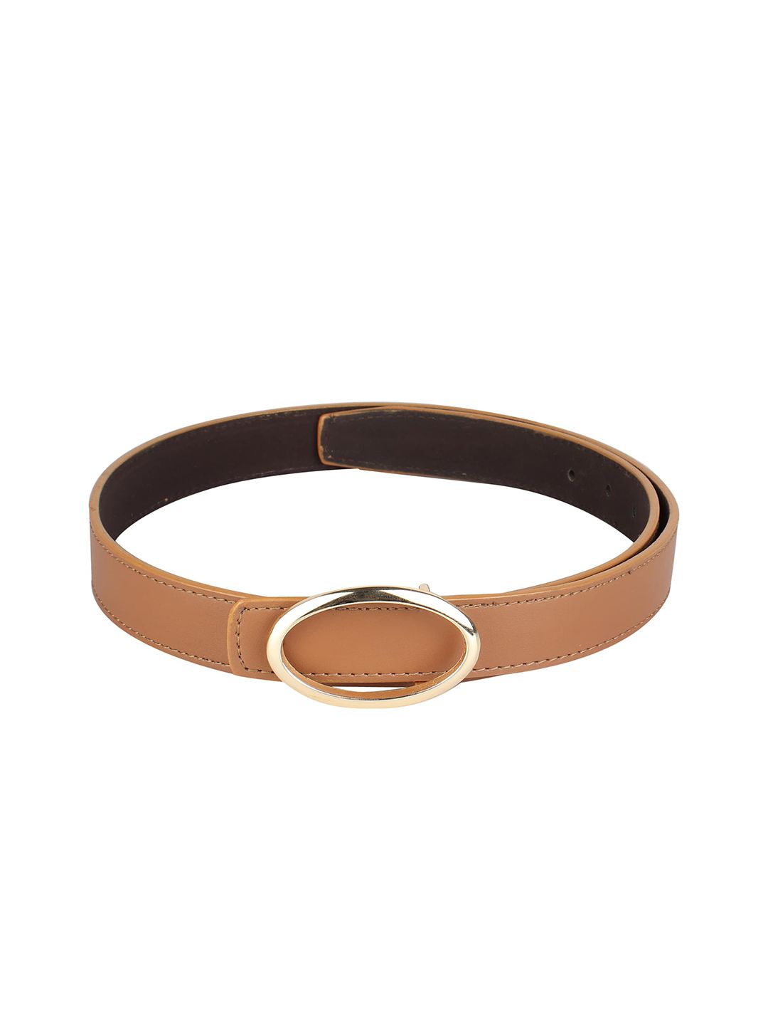 Kastner Women Tan Brown Solid Belt Price in India