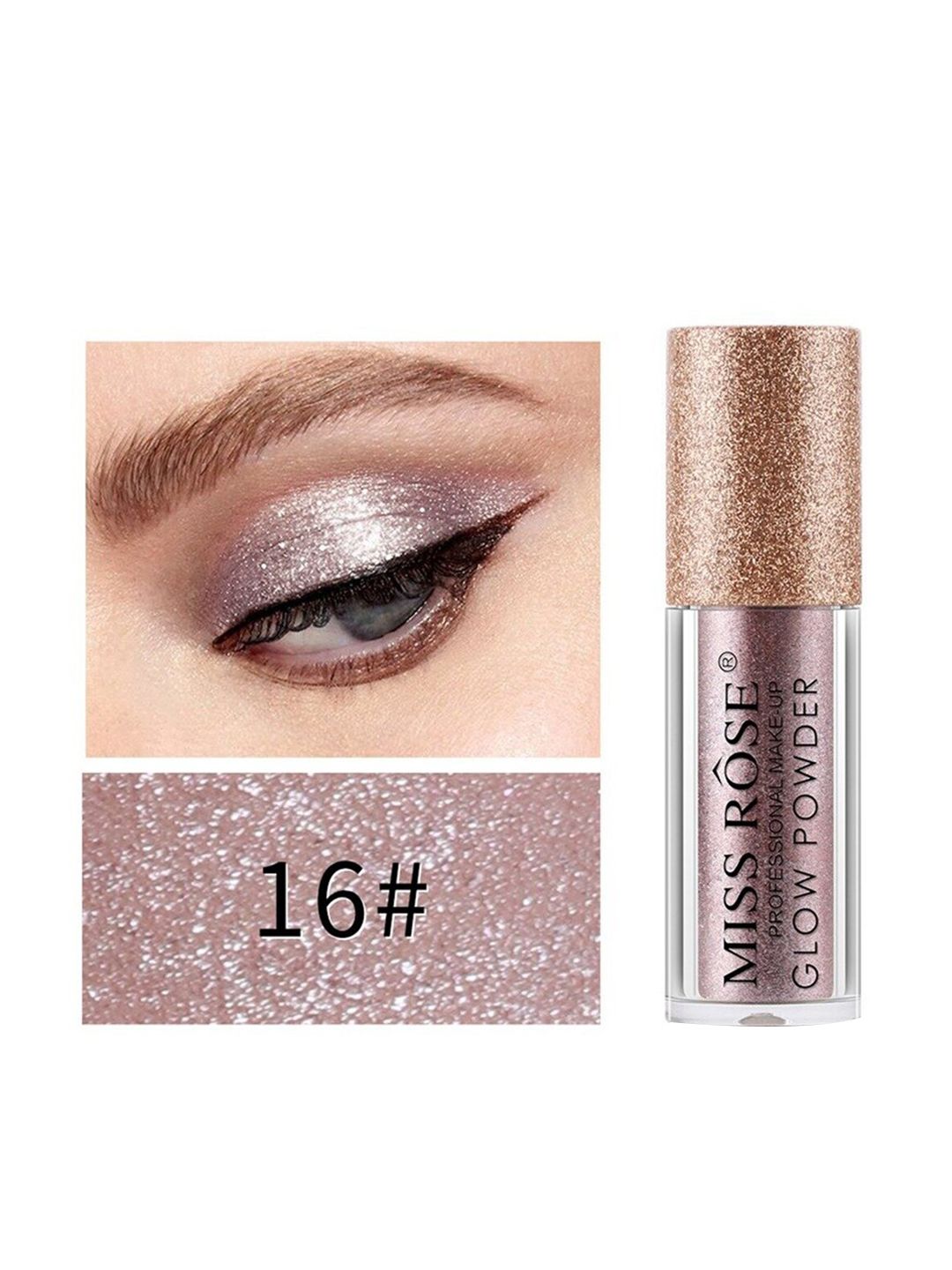 MISS ROSE Glitter Glow Powder 16 - 3.4 g Price in India