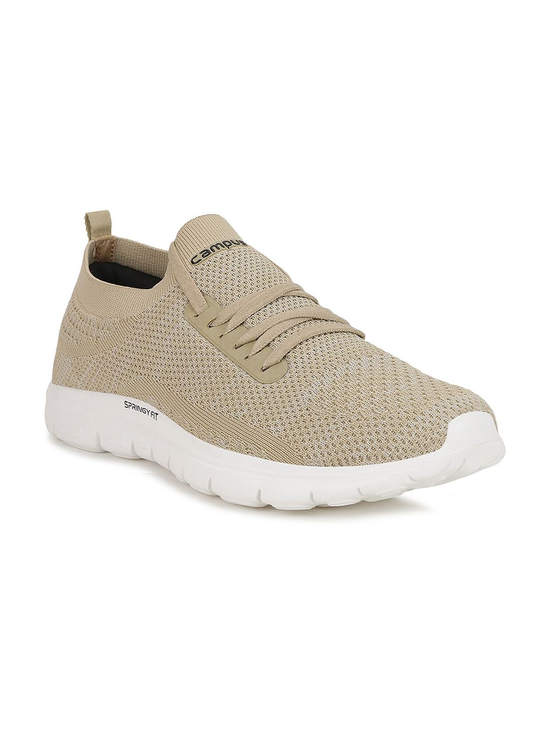 Campus Women Beige Mesh Running Shoes Price in India