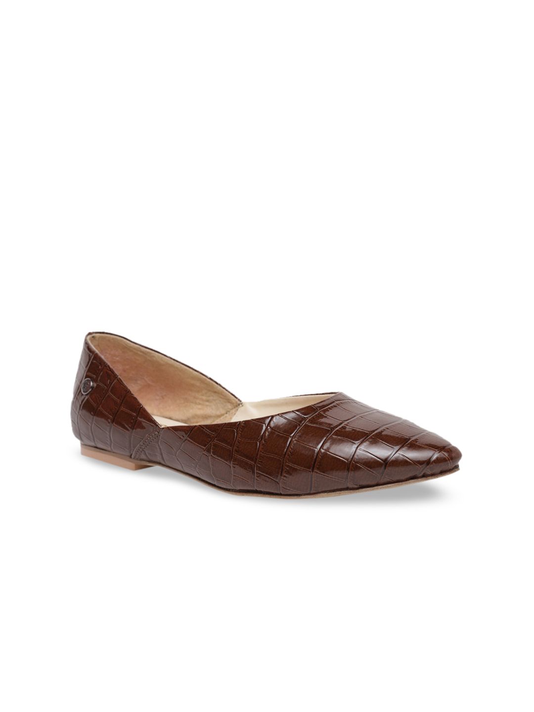 BEAVER Women Brown Textured Ballerinas