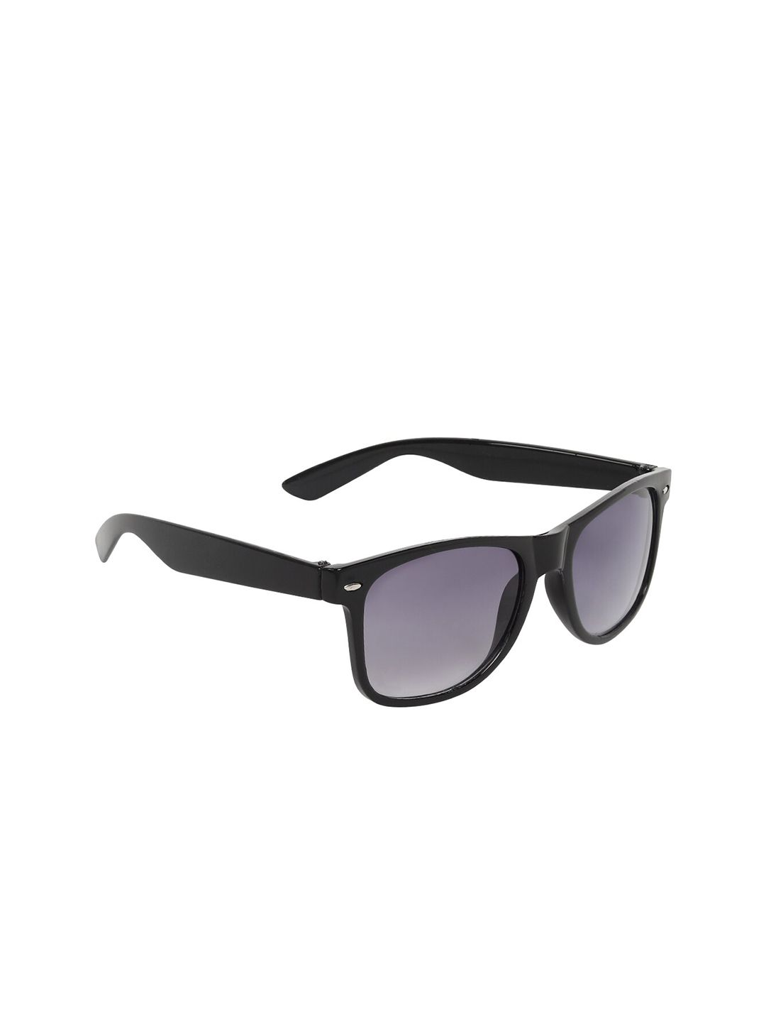 CRIBA Unisex Grey Lens & Black Wayfarer UV Protected Sunglasses KC_LIGHT_GREY_01 Price in India