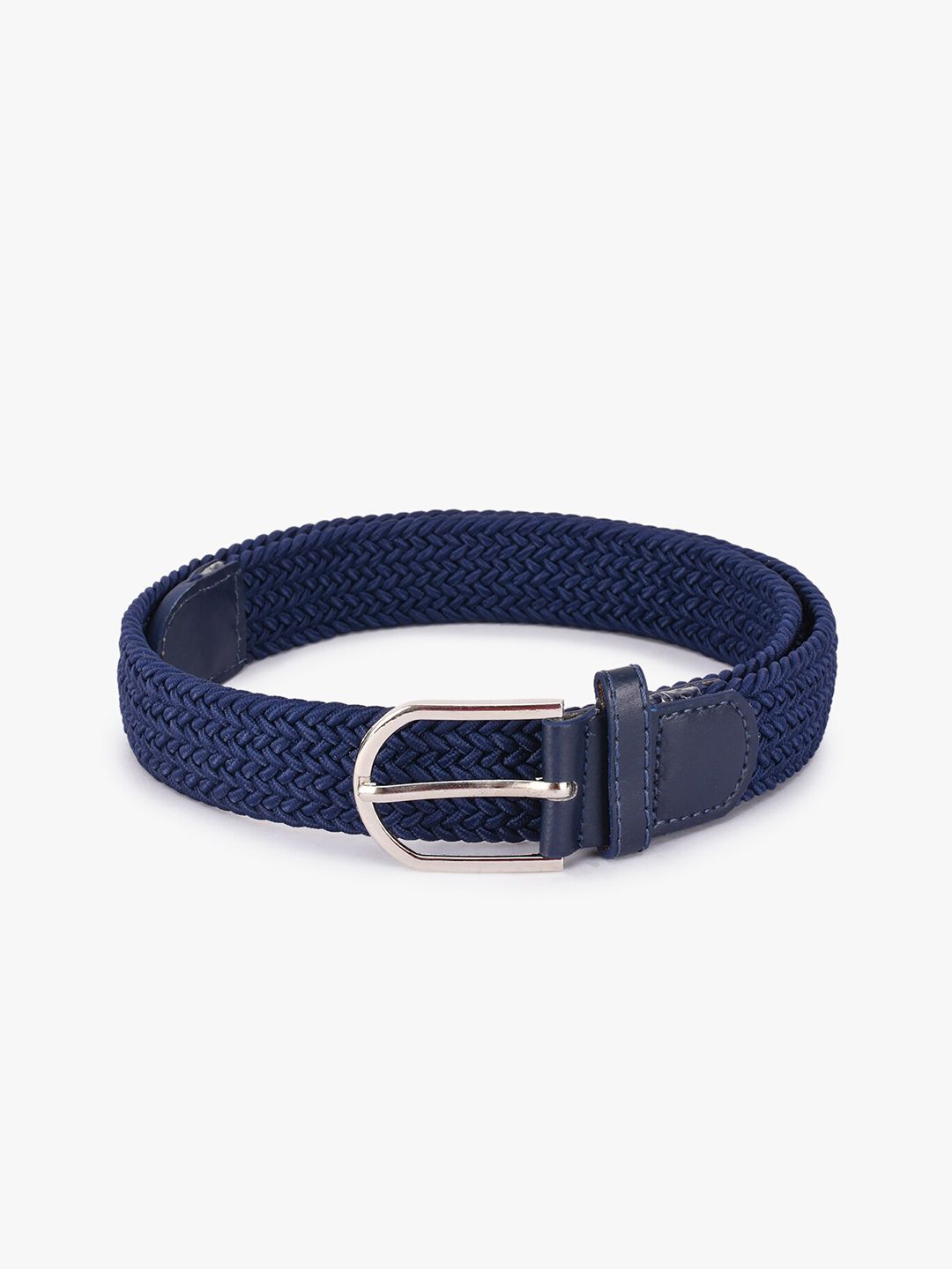 BuckleUp Unisex Blue Braided Belt Price in India