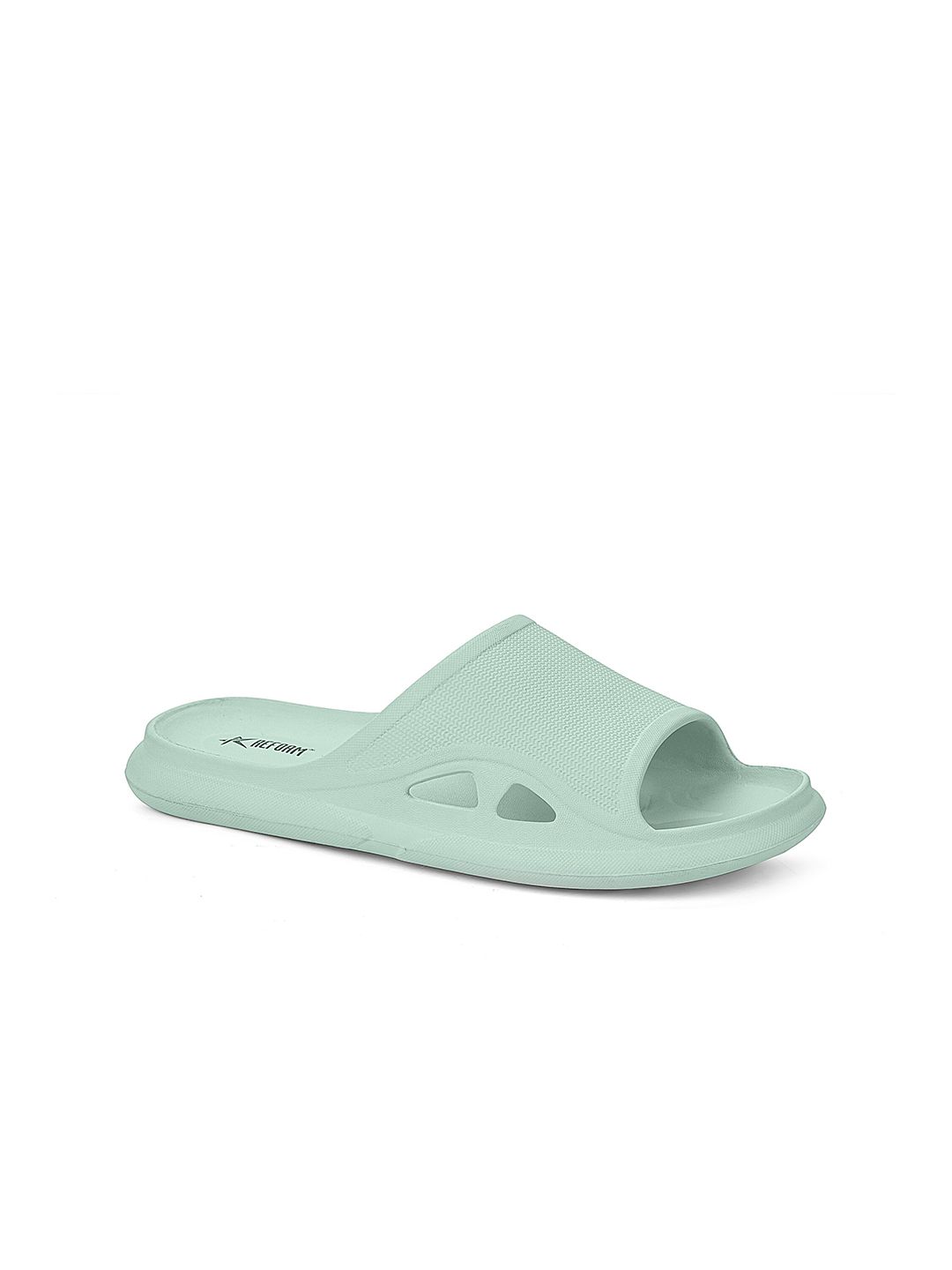 REFOAM Women Green Rubber Sliders Price in India