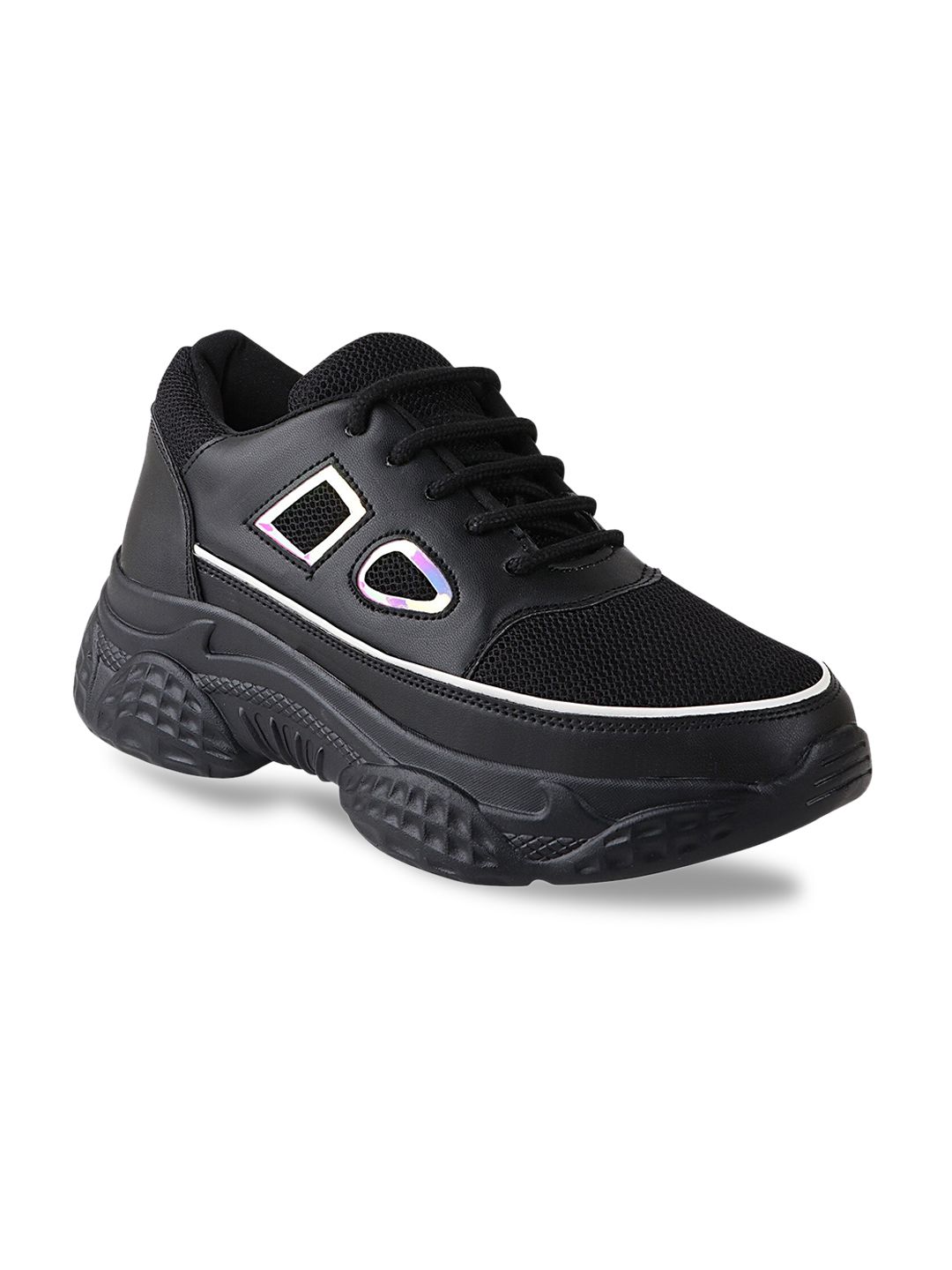 Shoetopia Women Black Running Shoes Price in India