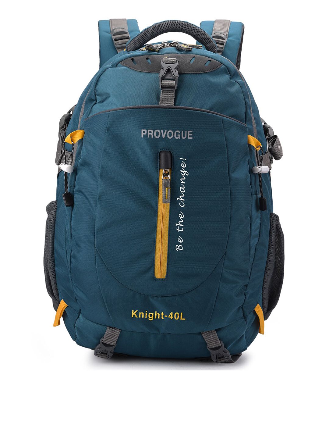 Provogue Unisex Sea Green Solid Backpack with rain cover Price in India
