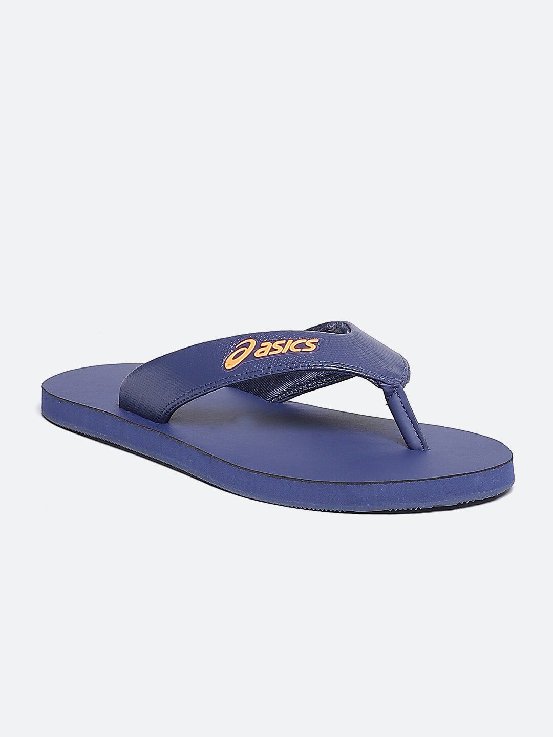 ASICS Zorian AS  Unisex Blue  Orange Printed Thong Flip-Flops