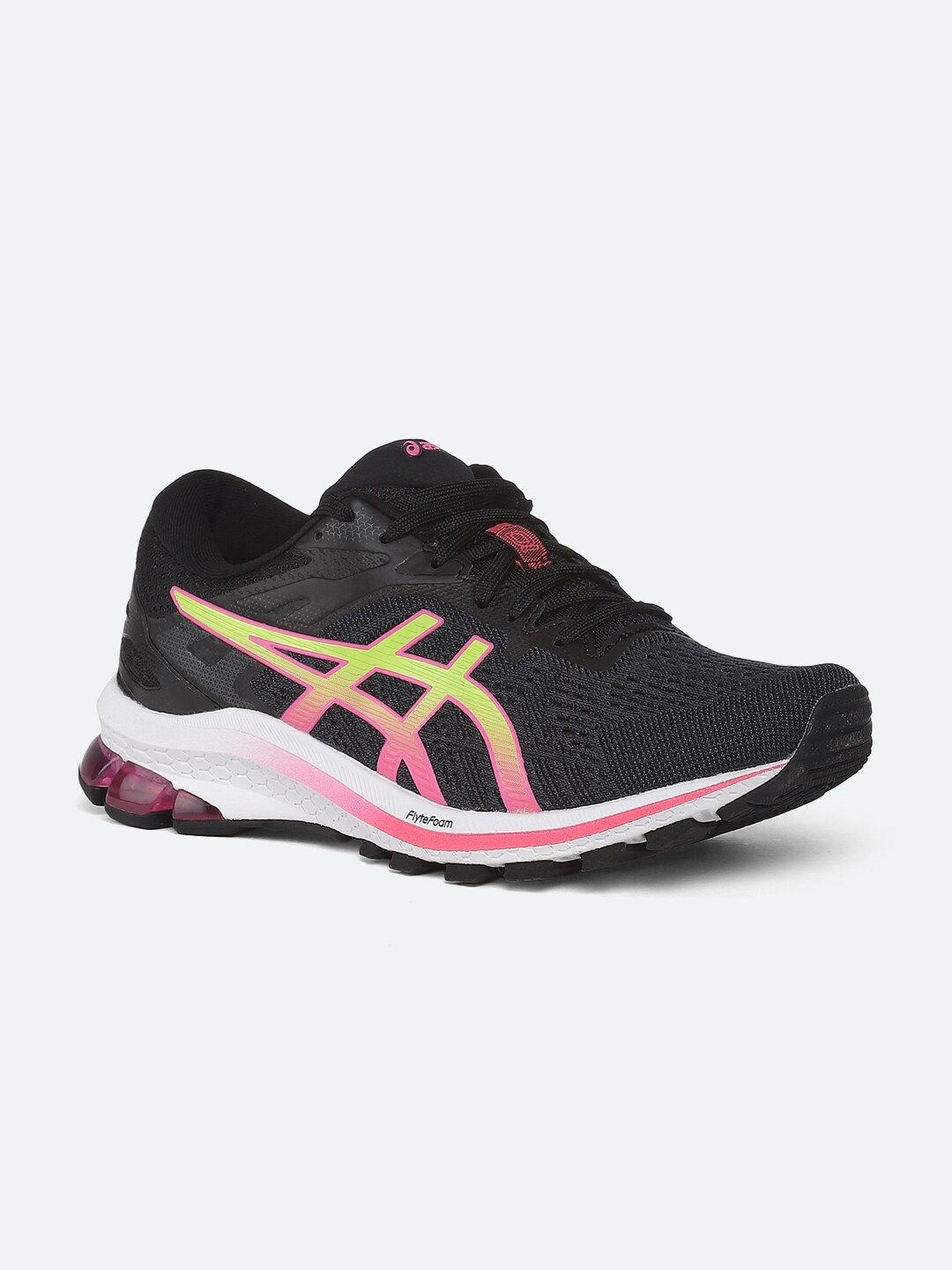 ASICS Gel-Quantum 180 Women Black Synthetic Running Shoes Price in India