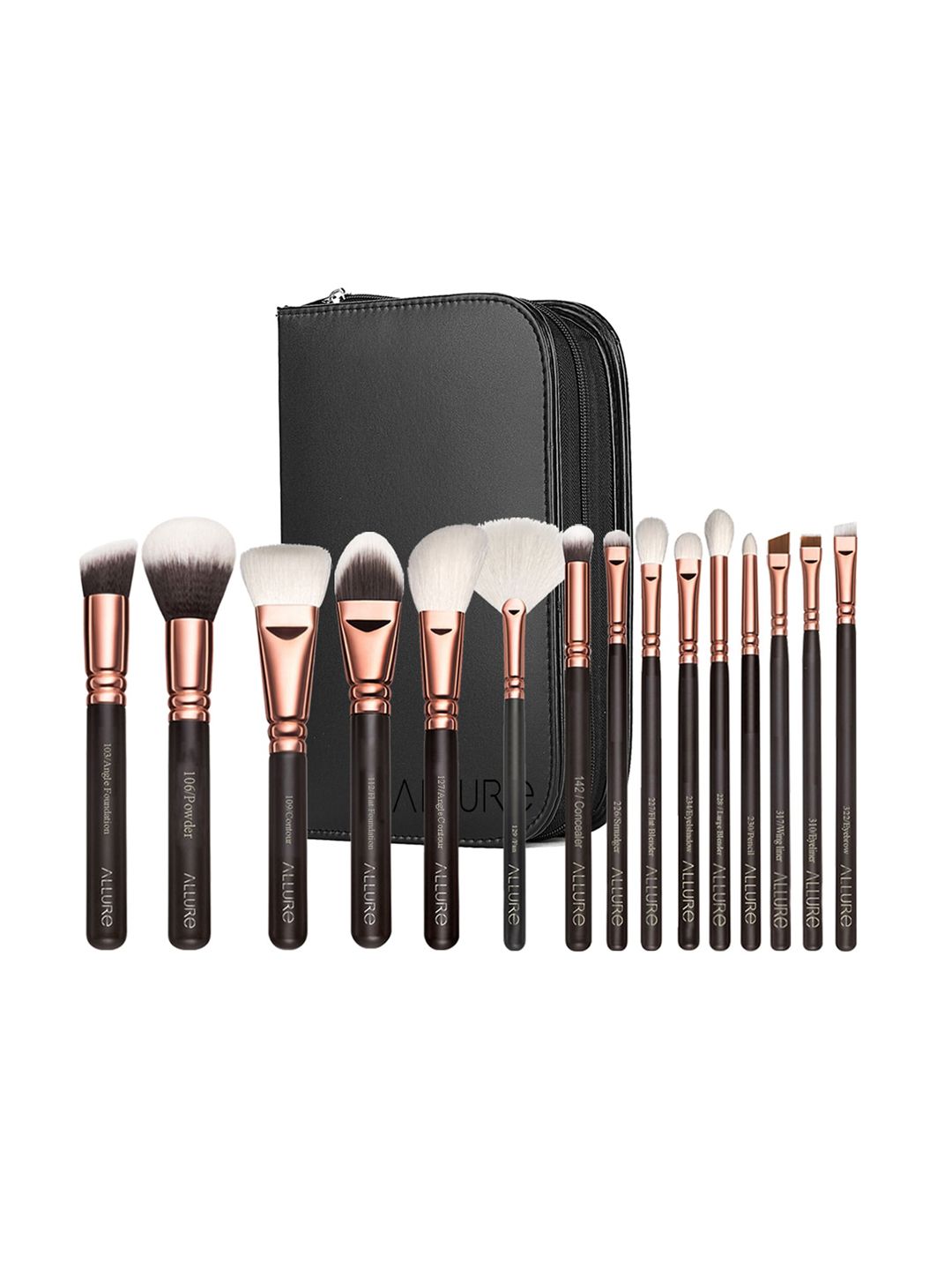 ALLURE Pack of 15 Professional Makeup Brush Set - RGK-15 Price in India