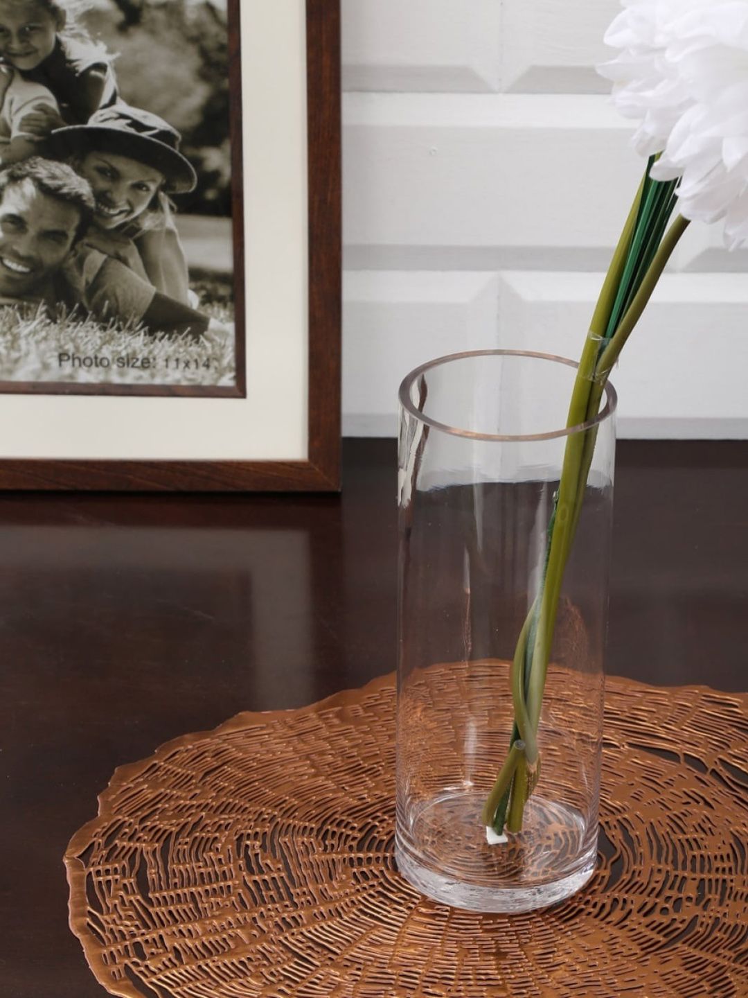 Home Centre Transparent Solid Galaxy Cylindrical Clear Vase Price in India