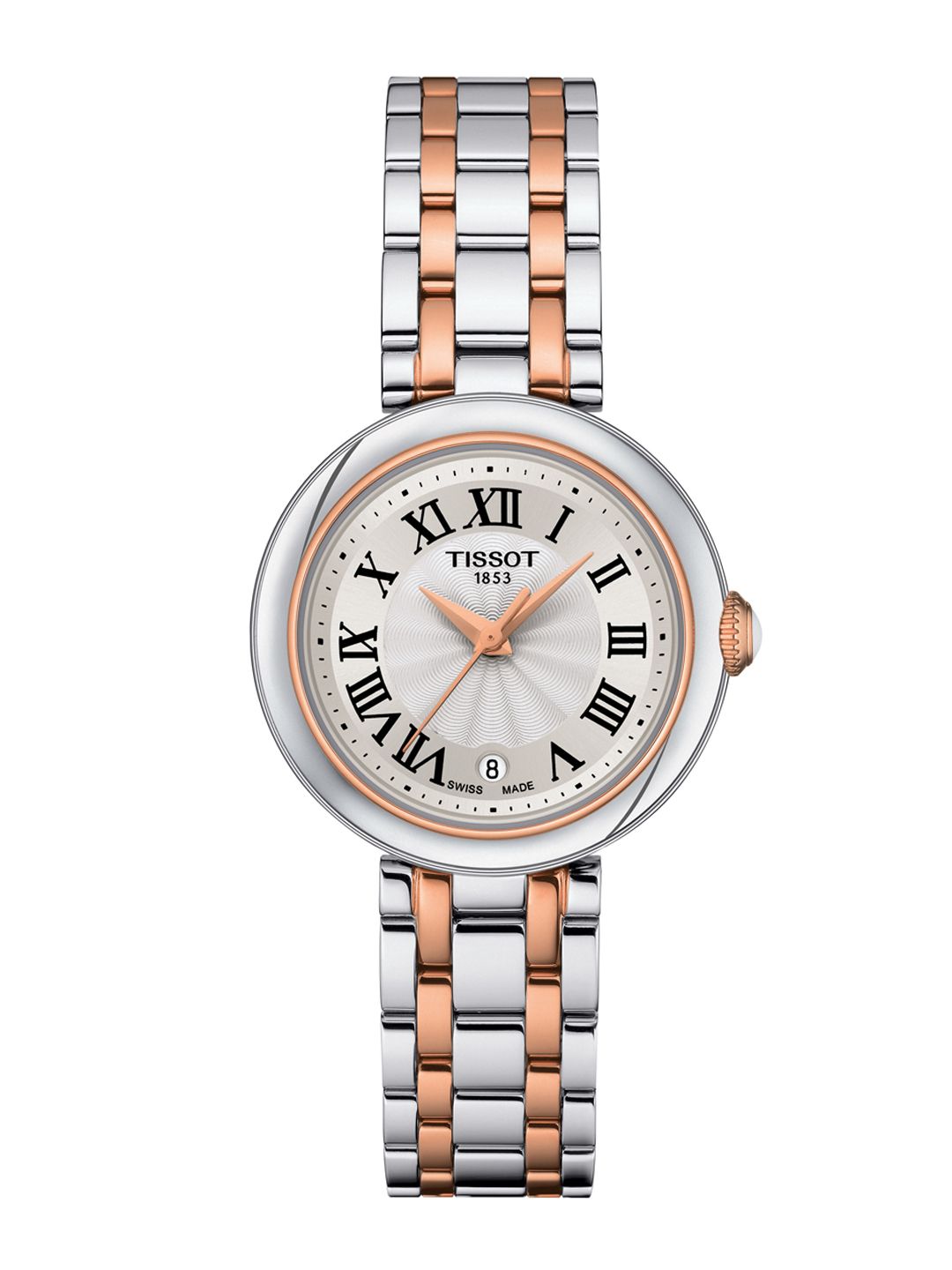 TISSOT Women White & Rose Gold Analogue Watch T1260102201301 Price in India