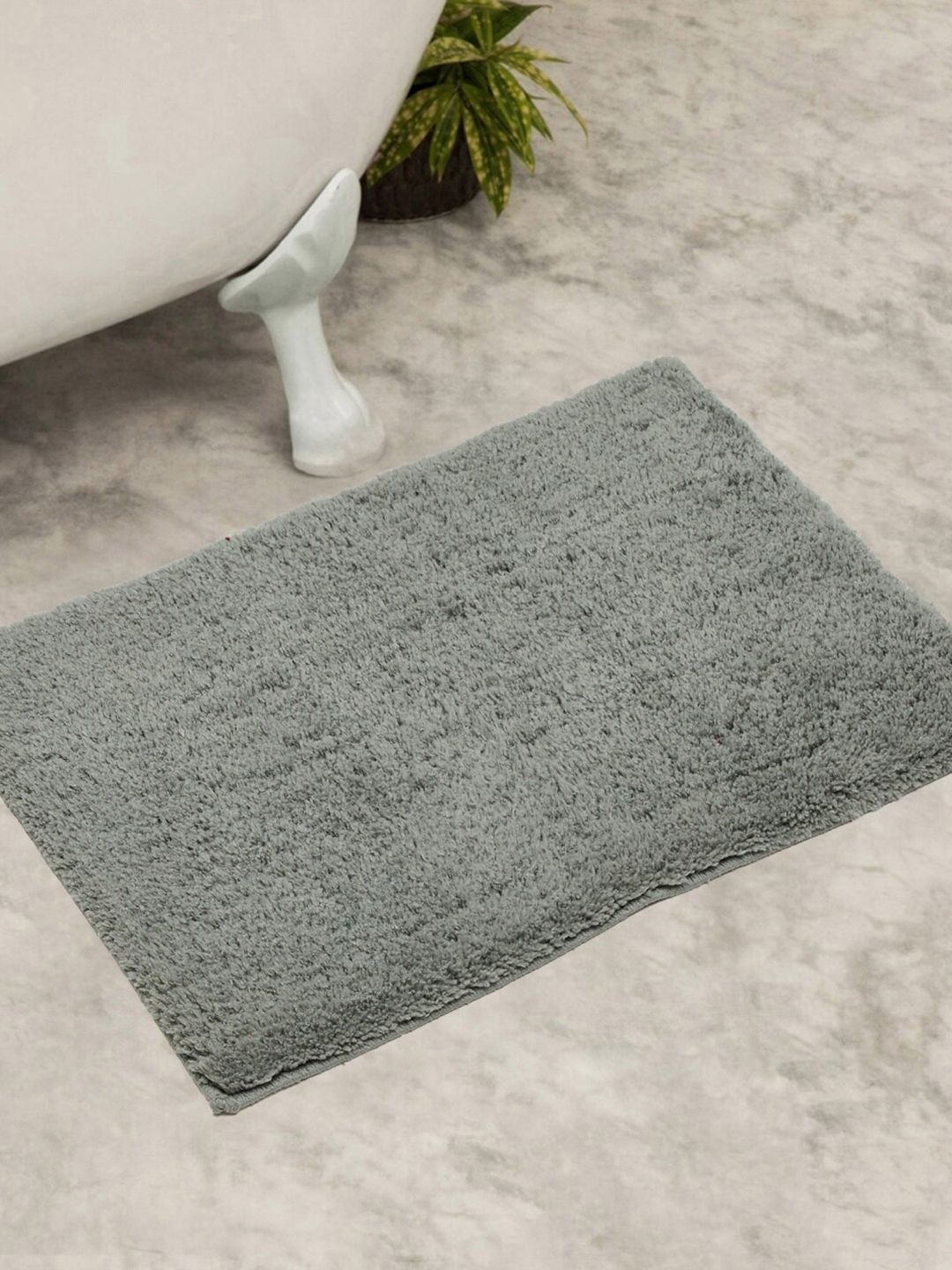 Home Centre Grey Textured Bath Mat Price in India