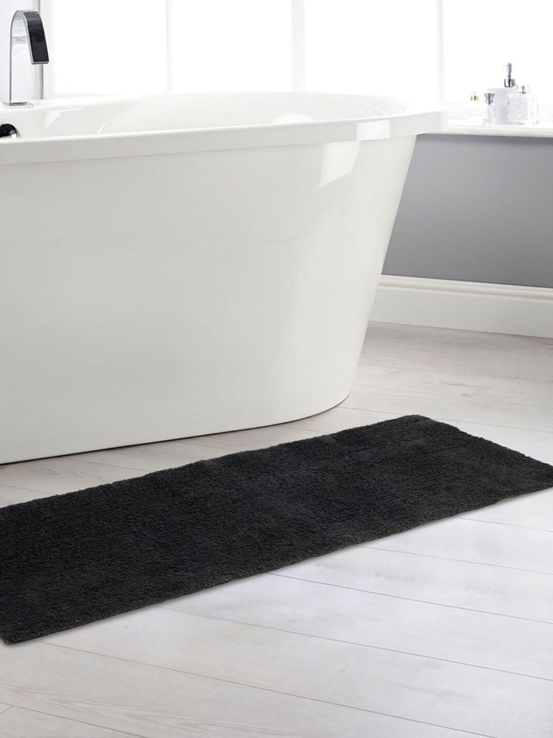 Home Centre Grey Solid Bath Rug Price in India