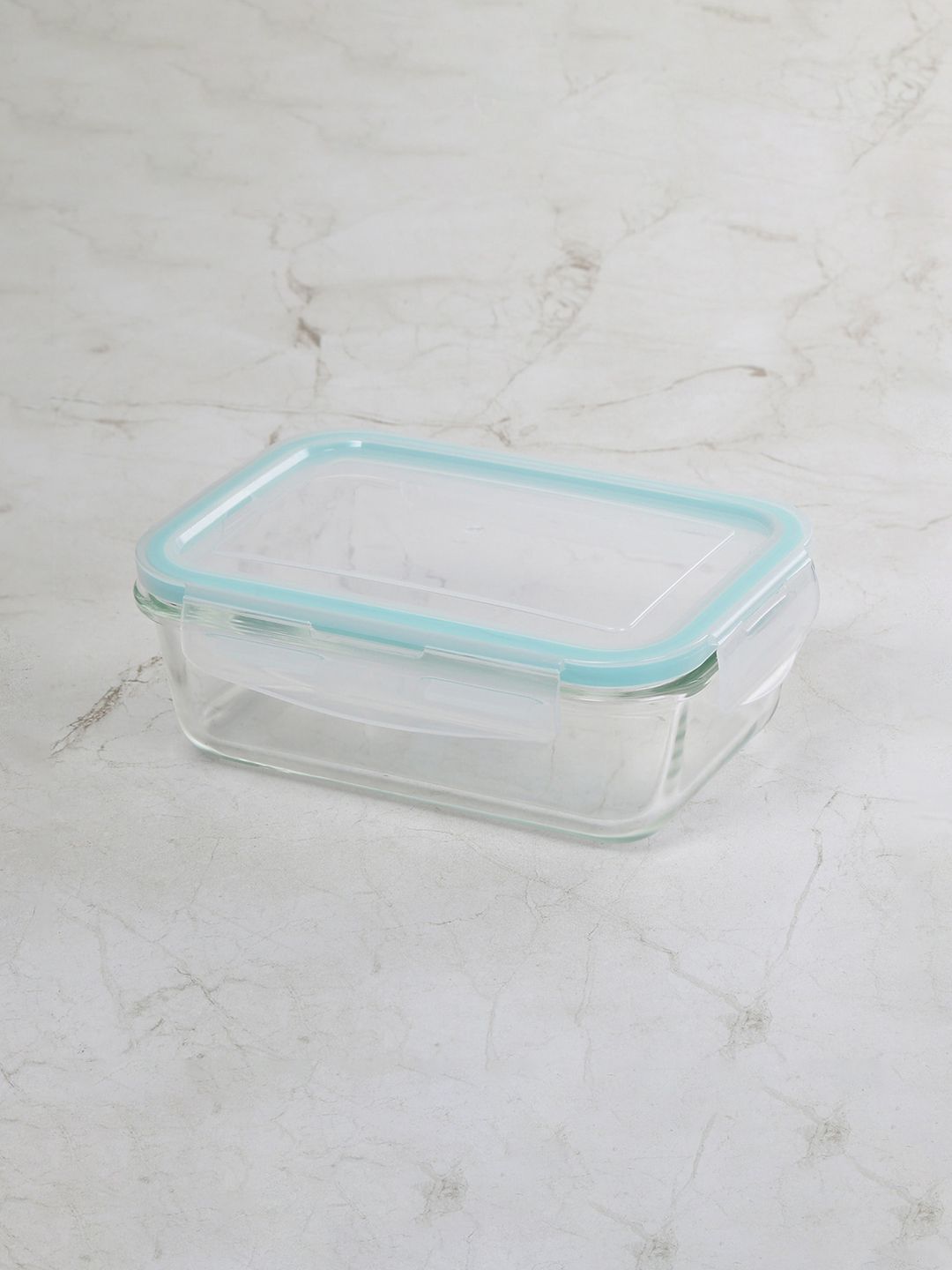 Home Centre Transparent Solid Air-Tight Glass Container Set With Lunch Bag 330ml Price in India