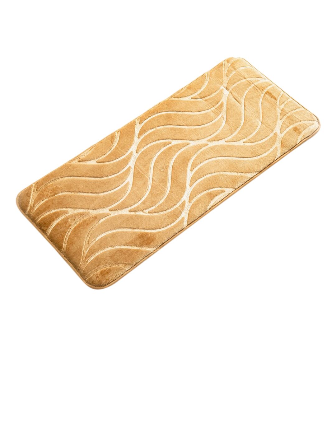 Home Centre Beige Buttercup Embossed Bath Rug Price in India