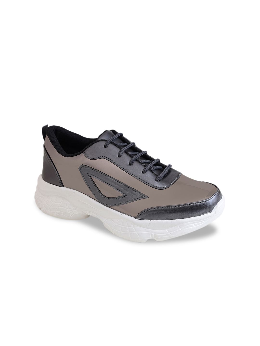 TRASE Women Grey Colourblocked Sneakers Price in India