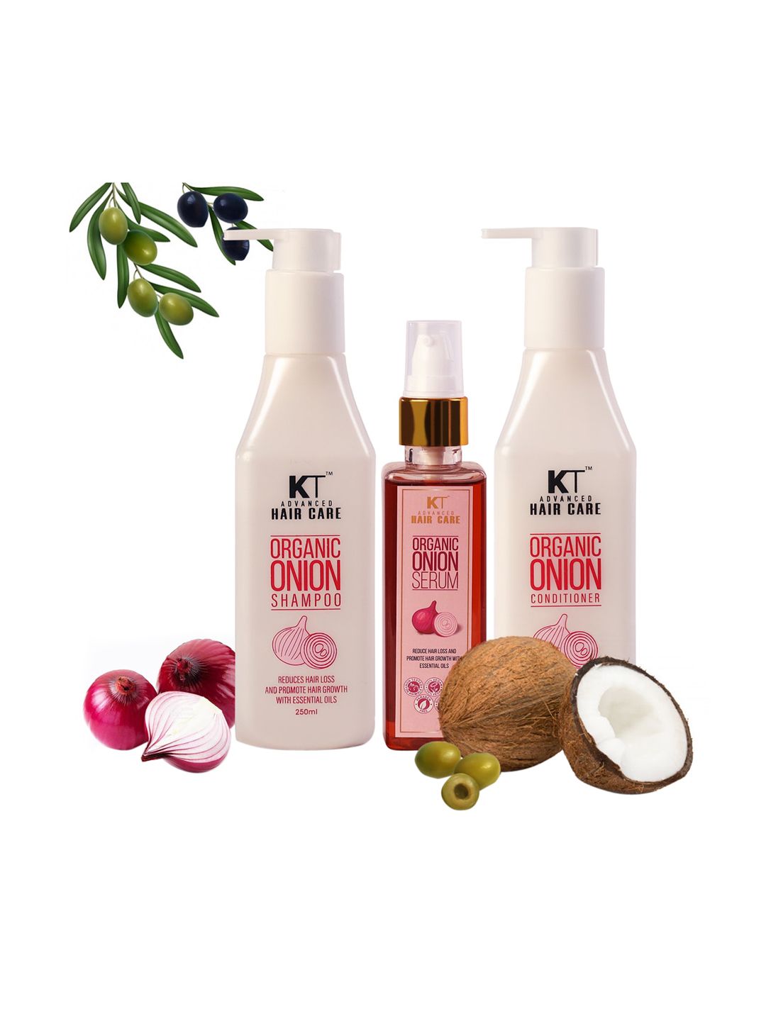 KEHAIRTHERAPY Organic Onion Serum with Onion Shampoo & Conditioner 500ml Price in India