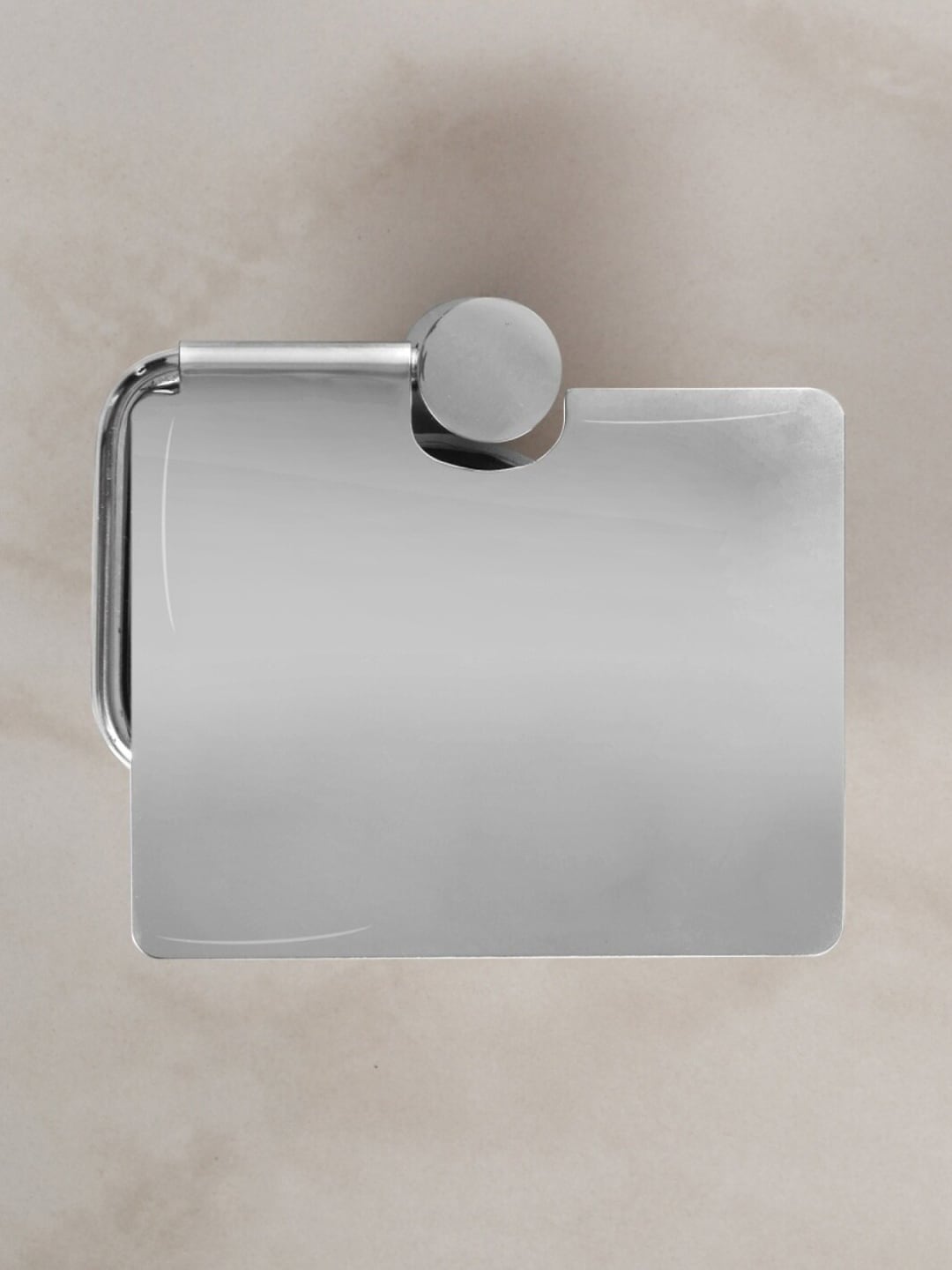Home Centre Silver-Toned Adrian Aeron Toilet Paper Holder With Flap Price in India
