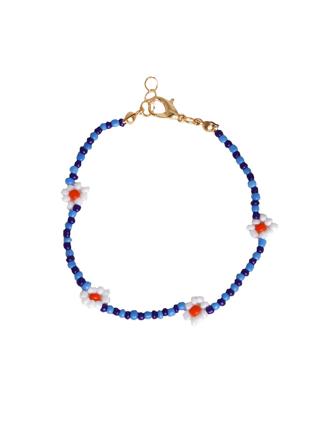 JOKER & WITCH Blue Alloy Link Bracelet Price in India